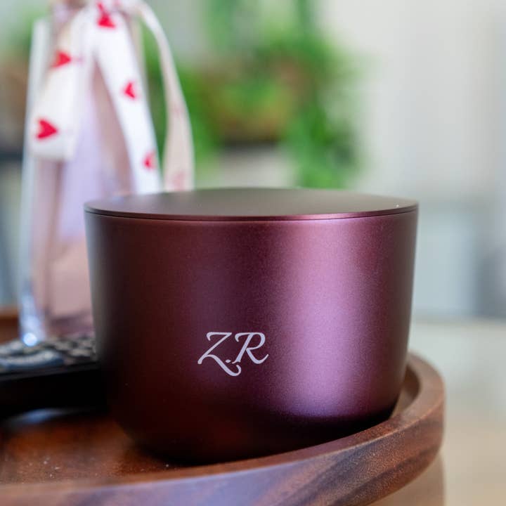 Lunaire - Wholesale Jar/Filled Candle - Forever Jar Burgundy | Aluminium Forever Candle8