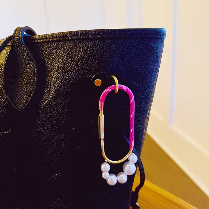Ellison+Young - Wholesale Purse/Bag Accessory - Women's - Roped And Pearled Shackle Bag Charm