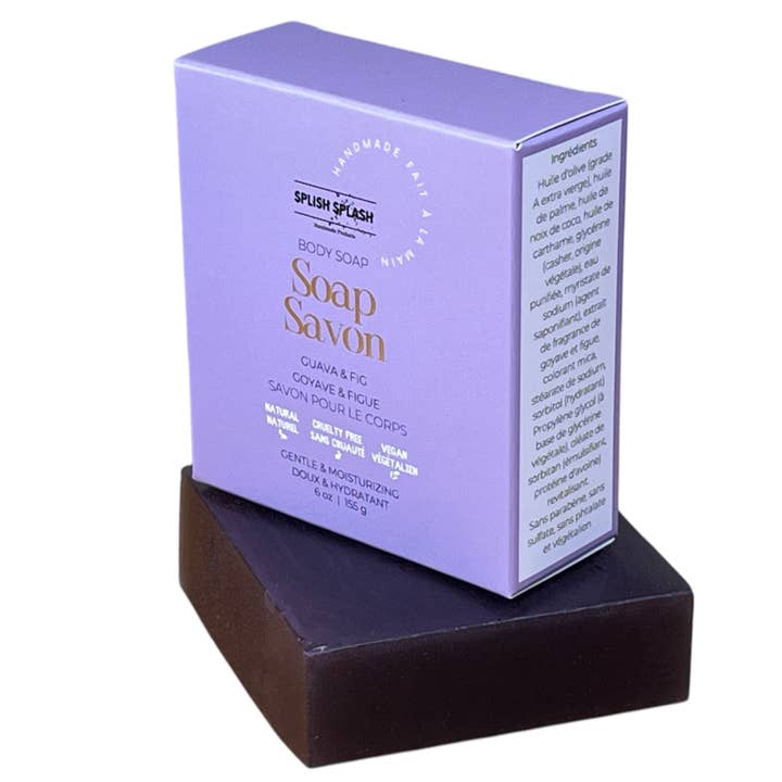 Guava & Fikon Olivoljetvål & Vegansk för wholesale av Splish Splash Handmade Products