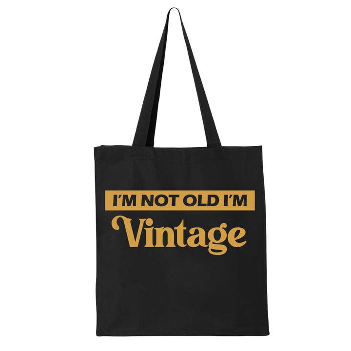 Sac fourre-tout vintage I'm Not Old I'm | Sac à provisions 14L pour la vente par Wi-Wear