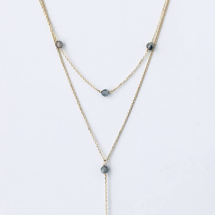 Modern Opus – wholesale Y-neck/lariat necklace – Dbl Lab NeckLace