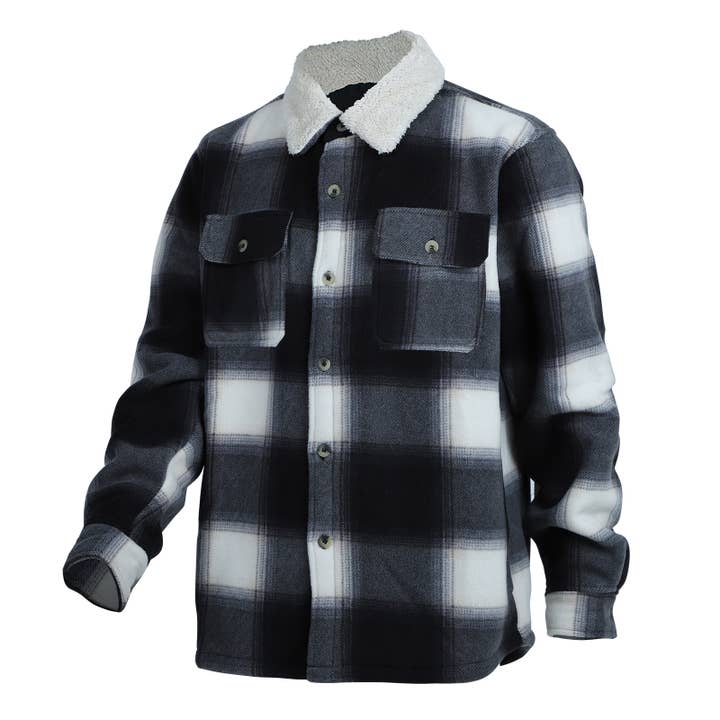 LeeHanTon - Wholesale Shirt Jacket/Shacket - Men's - LeeHanTon Men's Plaid Shacket