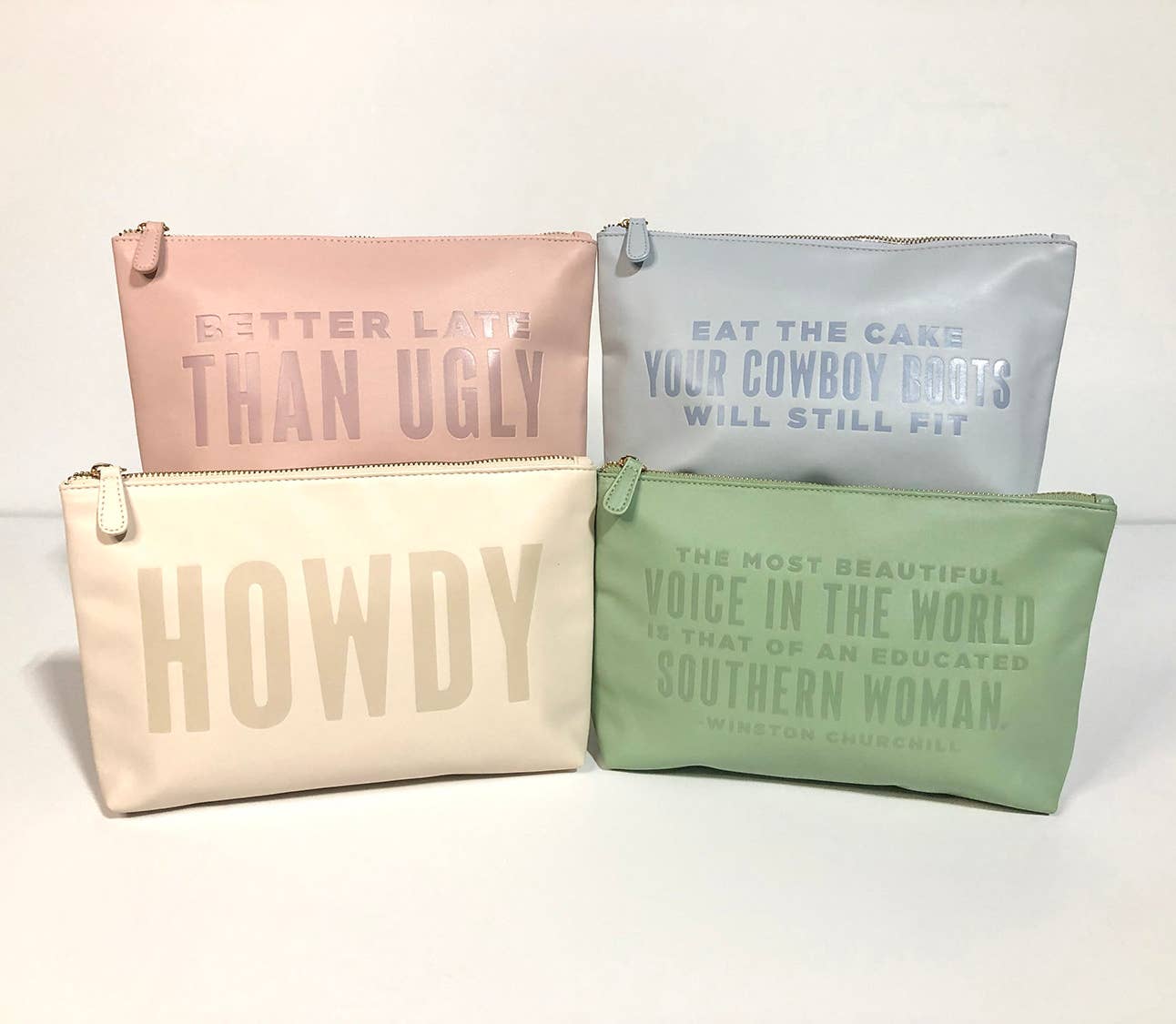 SOUTHERN FRIED DESIGN BARN - Wholesale Pouch - Women's - Eat The Cake Your Cowboy Boots... Catch All Pouch  3