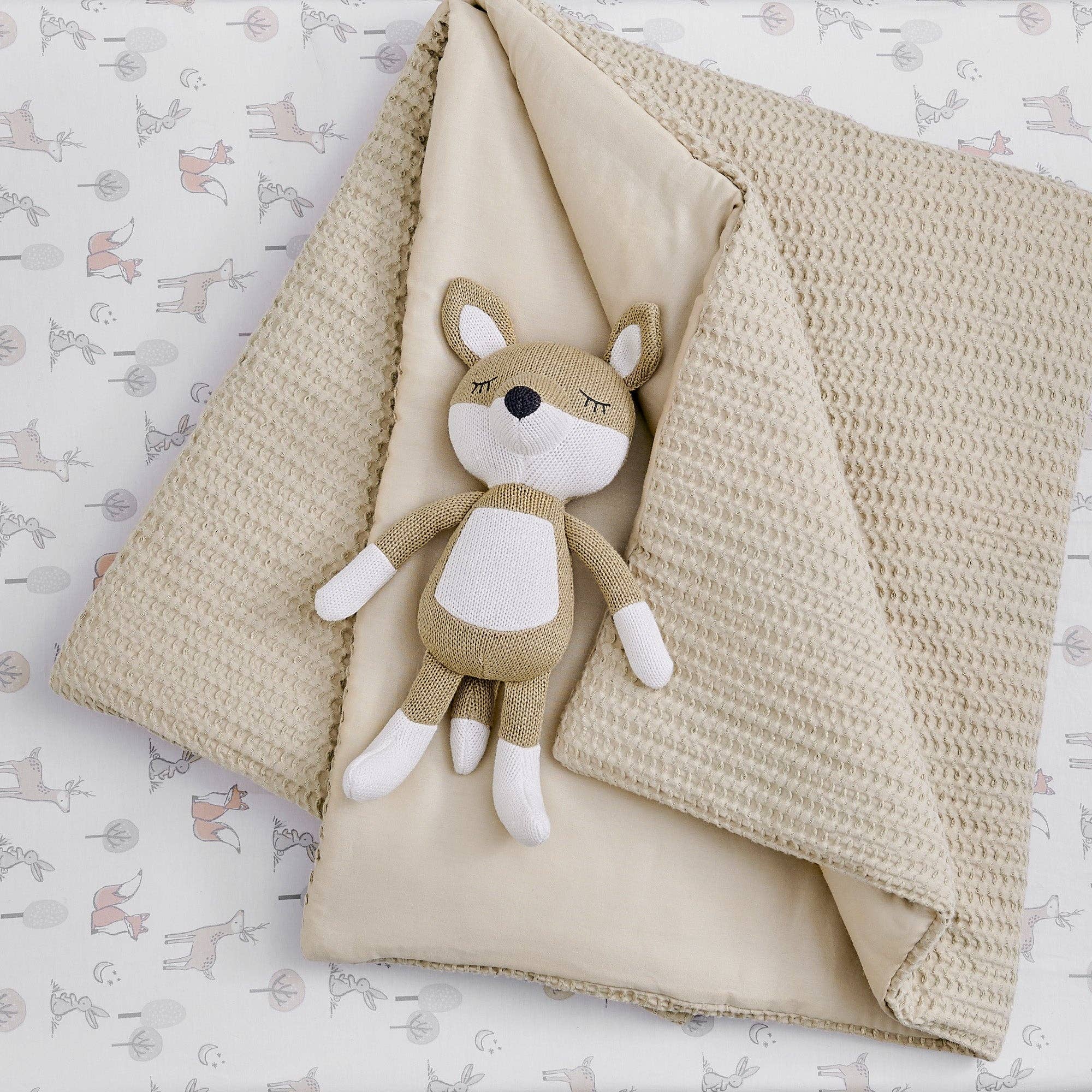 Levtex Home - Wholesale Stuffed/Plush Toy - Kids & Baby - Mills Waffle Taupe Fox Plush2