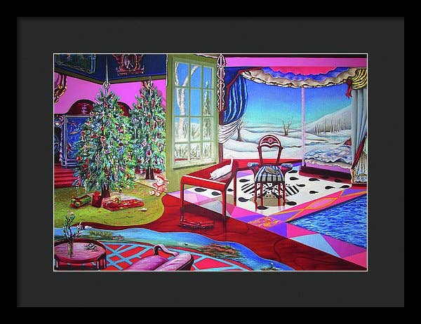 Sharon Tatem Fashion LLC - Wholesale Painting/Drawing - Christmas Painting - Framed Print13