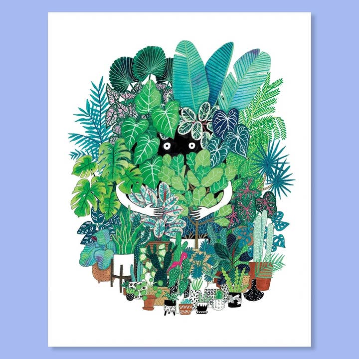 Party Mouse Studio - Wholesale Art Print - Plant Freak Print