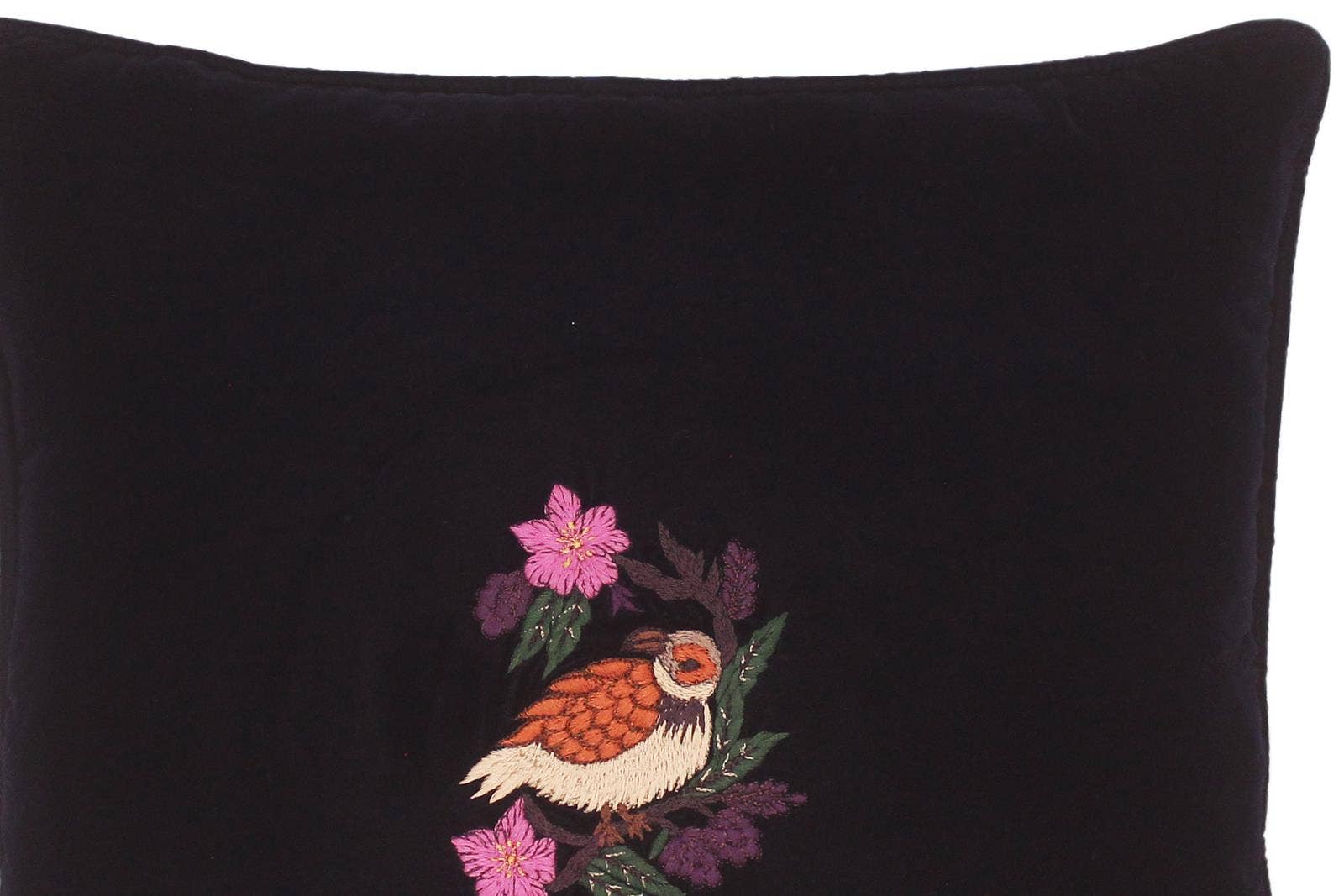 Arshs Fine Rugs - Wholesale Throw/Decorative Pillow - Tribal Geddes Hand Embroidered Italian Velvet Pillow4