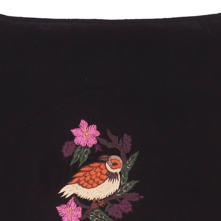 Arshs Fine Rugs - Wholesale Throw/Decorative Pillow - Tribal Geddes Hand Embroidered Italian Velvet Pillow4