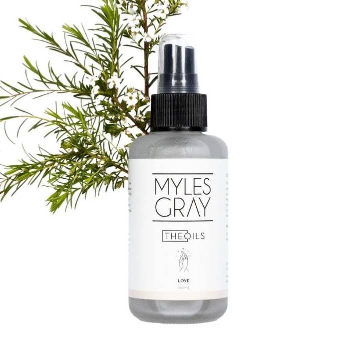 Spray all'olio essenziale Love per la vendita all'ingrosso da parte di Myles Gray