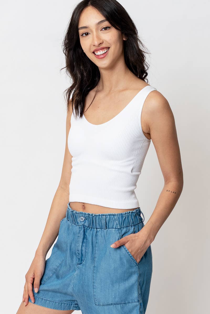 En Crème - Wholesale Tank Top - Women's - Padded Bra Top Tank Top13