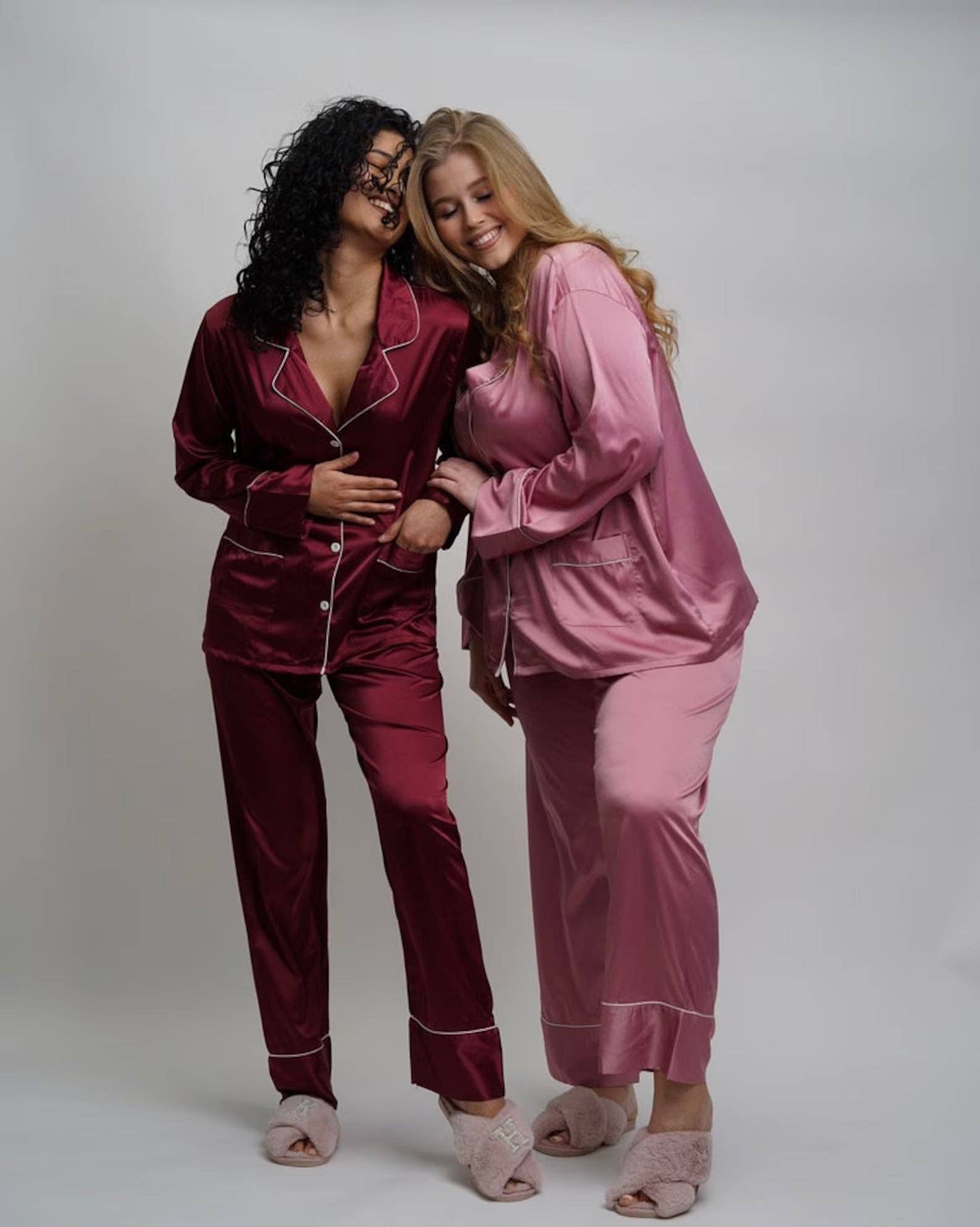 Taniri – wholesale Sleepwear set – Women's – ASHLEY LONG MATTE SATIN  PAJAMAS29