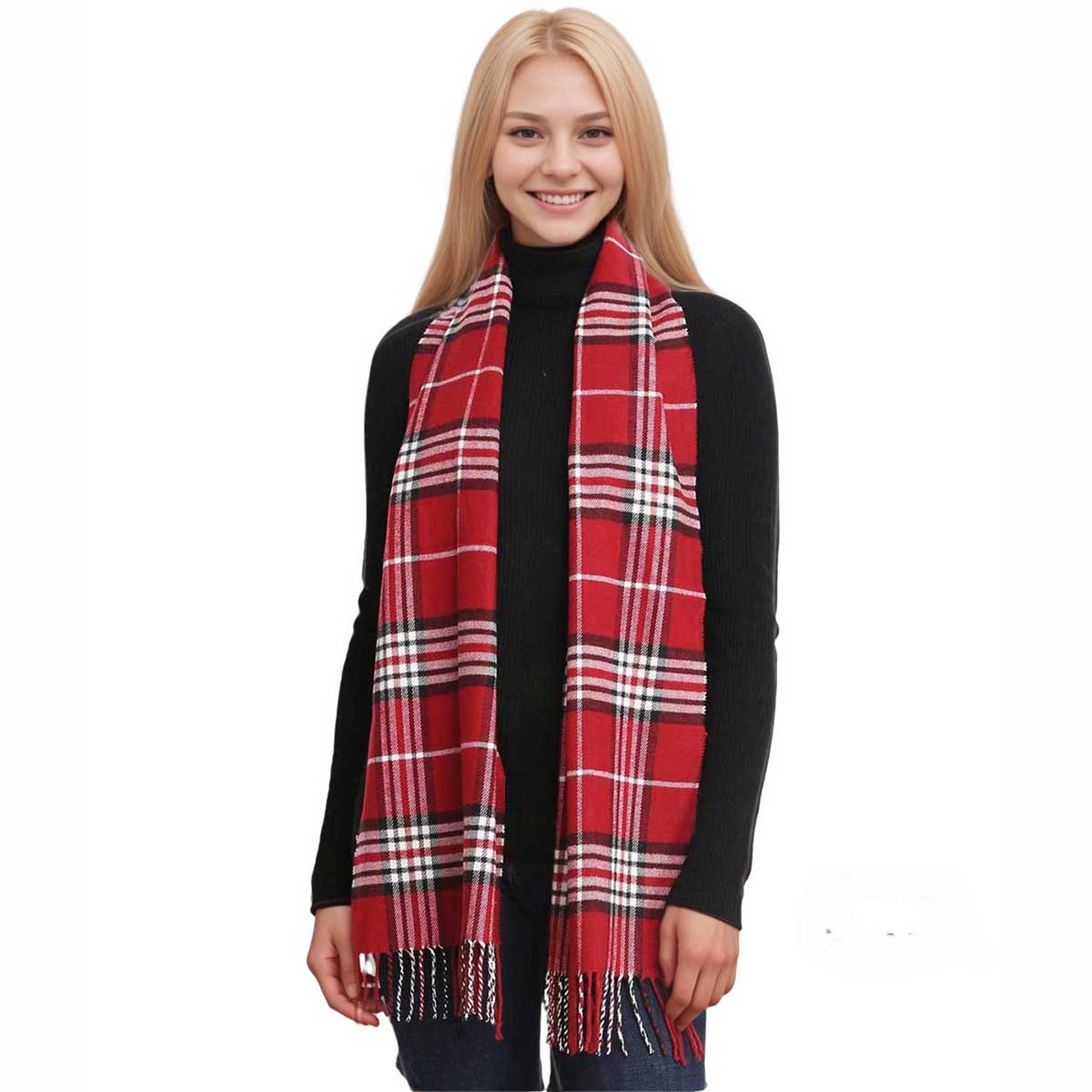 The Magic Scarf Company - Wholesale Scarf - Women's - 1337 & 1338 Cashmere Feel - Solids & Plaids2