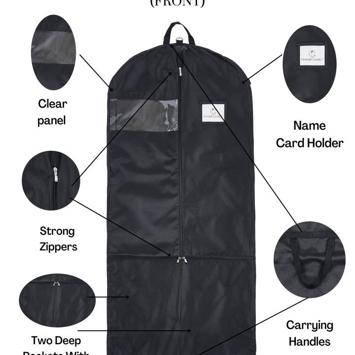 Kendall Country - Wholesale Garment Bag - Unisex - 52" Waterproof Garment Bag (no Accessory Pouch)
