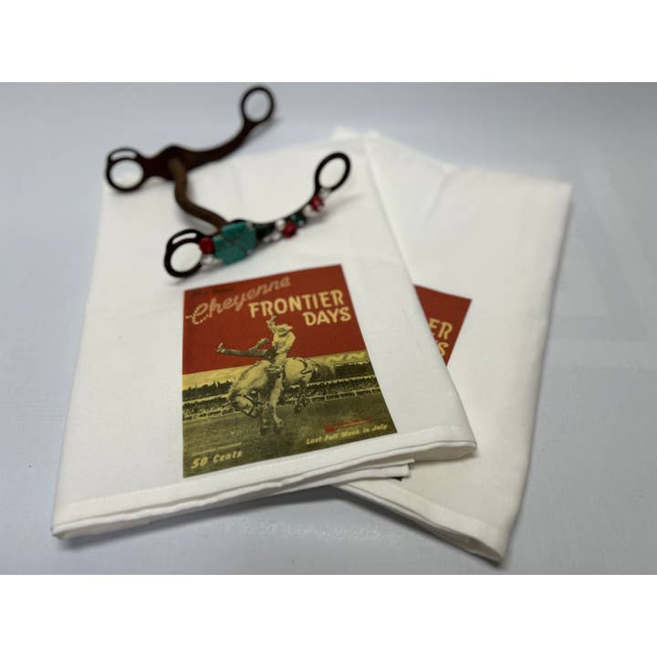Red Dirt Ranch Clothing Company - Wholesale Tea Towel - Dish Towel Cheyenne Frontier Days 1