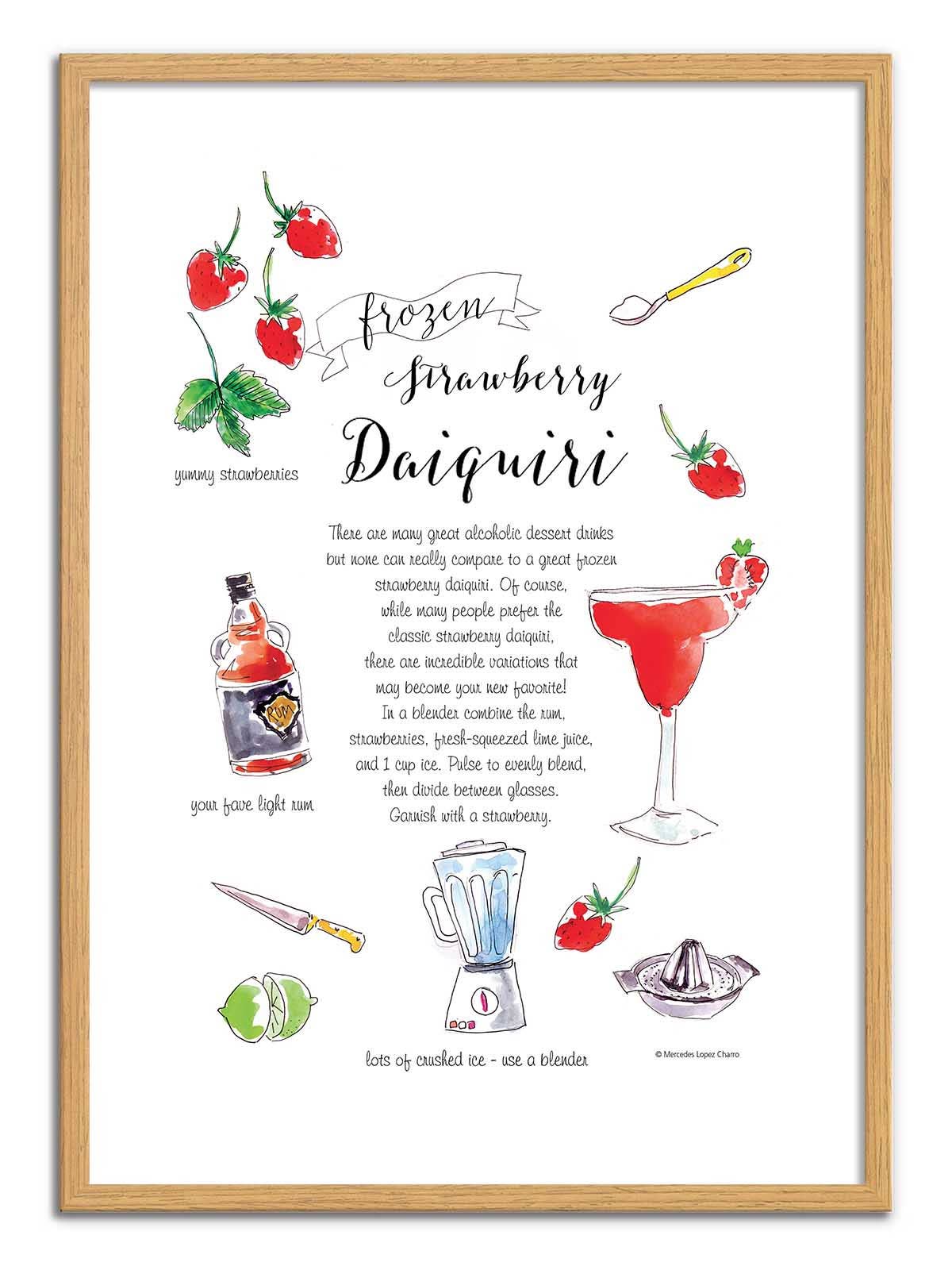 Wall Editions - Wholesale Poster - Art-Poster - Daiquiri - Mercedes Lopez Charro3