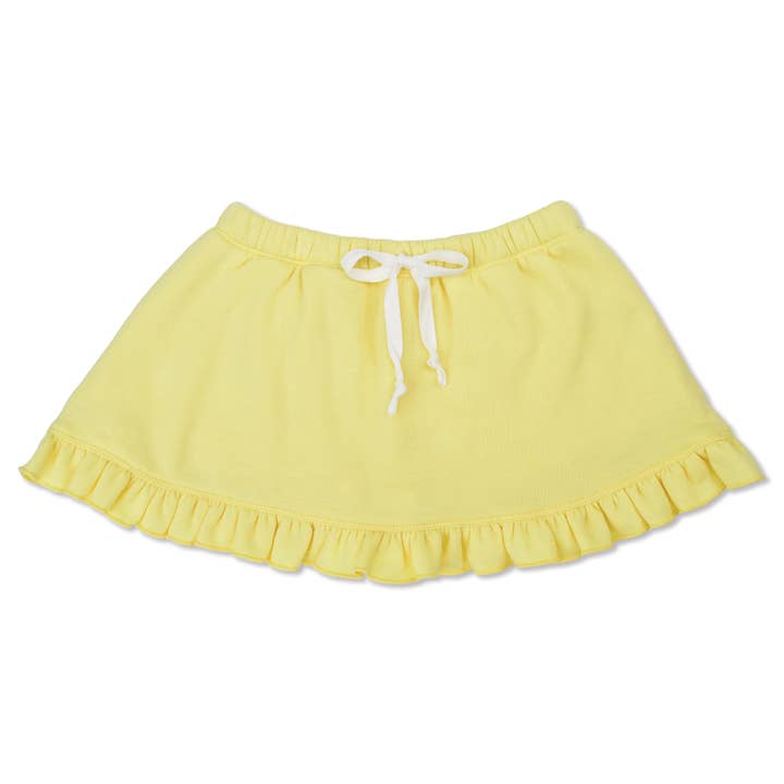 Jupe-culotte à volants jaune beurre (Petit (6-8)) pour la vente par Iscream