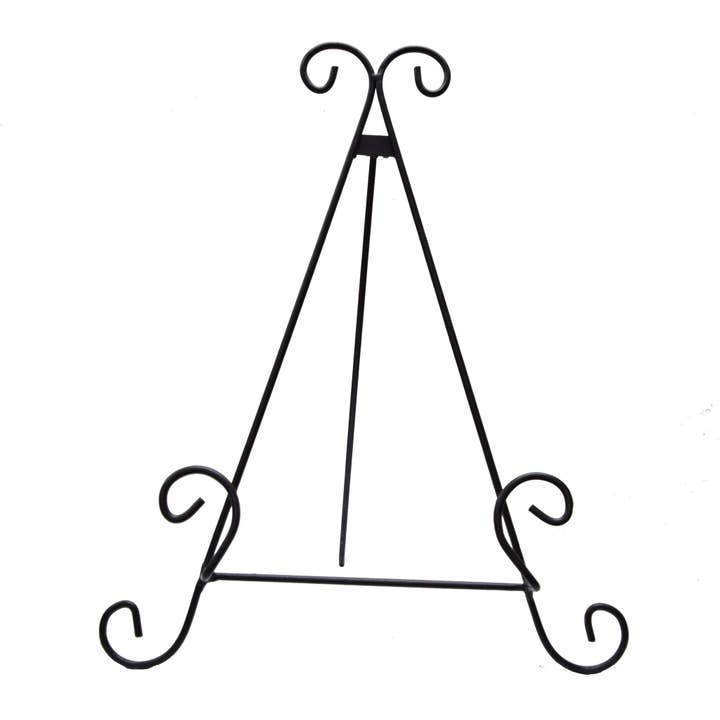 18" x 14" Black Metal Easel for wholesale by Tremont Floral Supplies