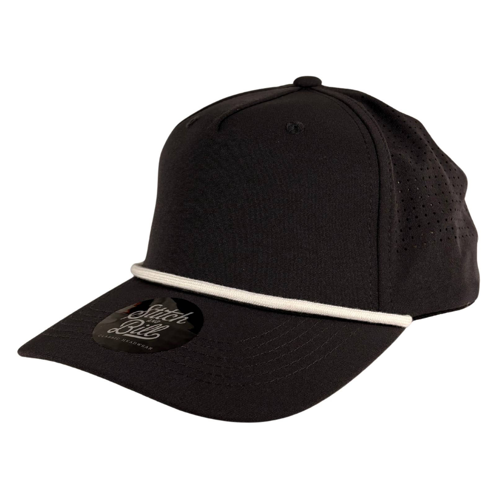 Stitch & Bill Hats - Wholesale Honkbalpet - Uniseks - Prestatie 5-Panel Touw Baseballpet Luchtstroom Heren Dames3