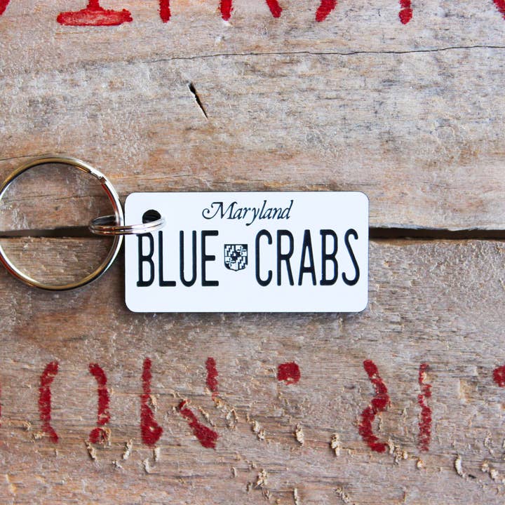 The Laundry Room Shop - Wholesale Keychain - Unisex - Customizable Engraved Plastic Keychain - Maryland