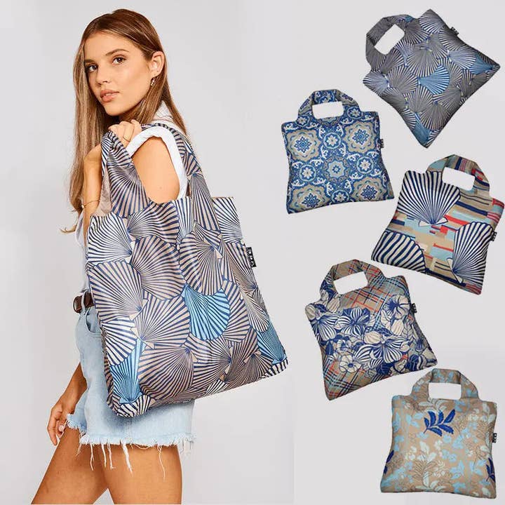 Set completo di custodie Envirosax - Mallorca, set da 5 per la vendita all'ingrosso da parte di Envirosax