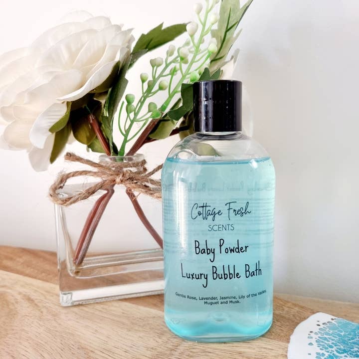 Cottage Fresh Scents - Wholesale Bubble Bath - Baby Powder Luxury Bubble Bath