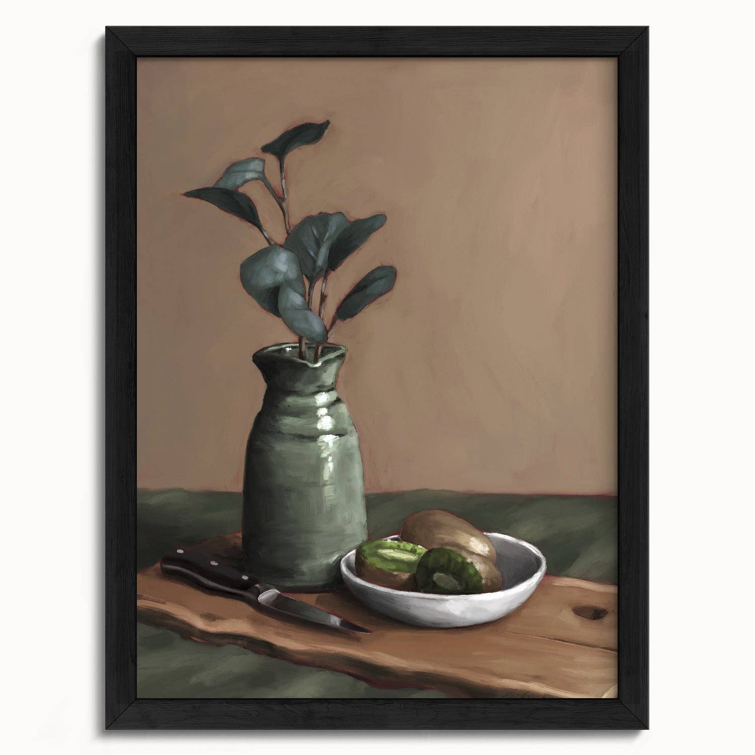 The Ugly Cat Studio - Wholesale Art Print - Eucalyptus and Kiwi Still Life Art Print14