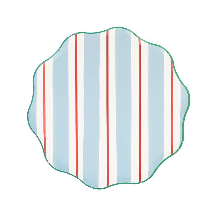 Meri Meri - Wholesale Disposable Plate - Preppy Stripe Side Plates4
