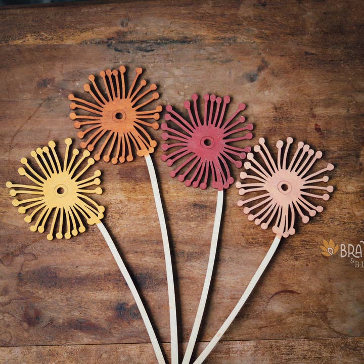 EcoWood Blooms – Engroshandel Kunstige blomster – Australsk indfødt tyggegummiblomstblomst - Boho Eco Flo i træ2