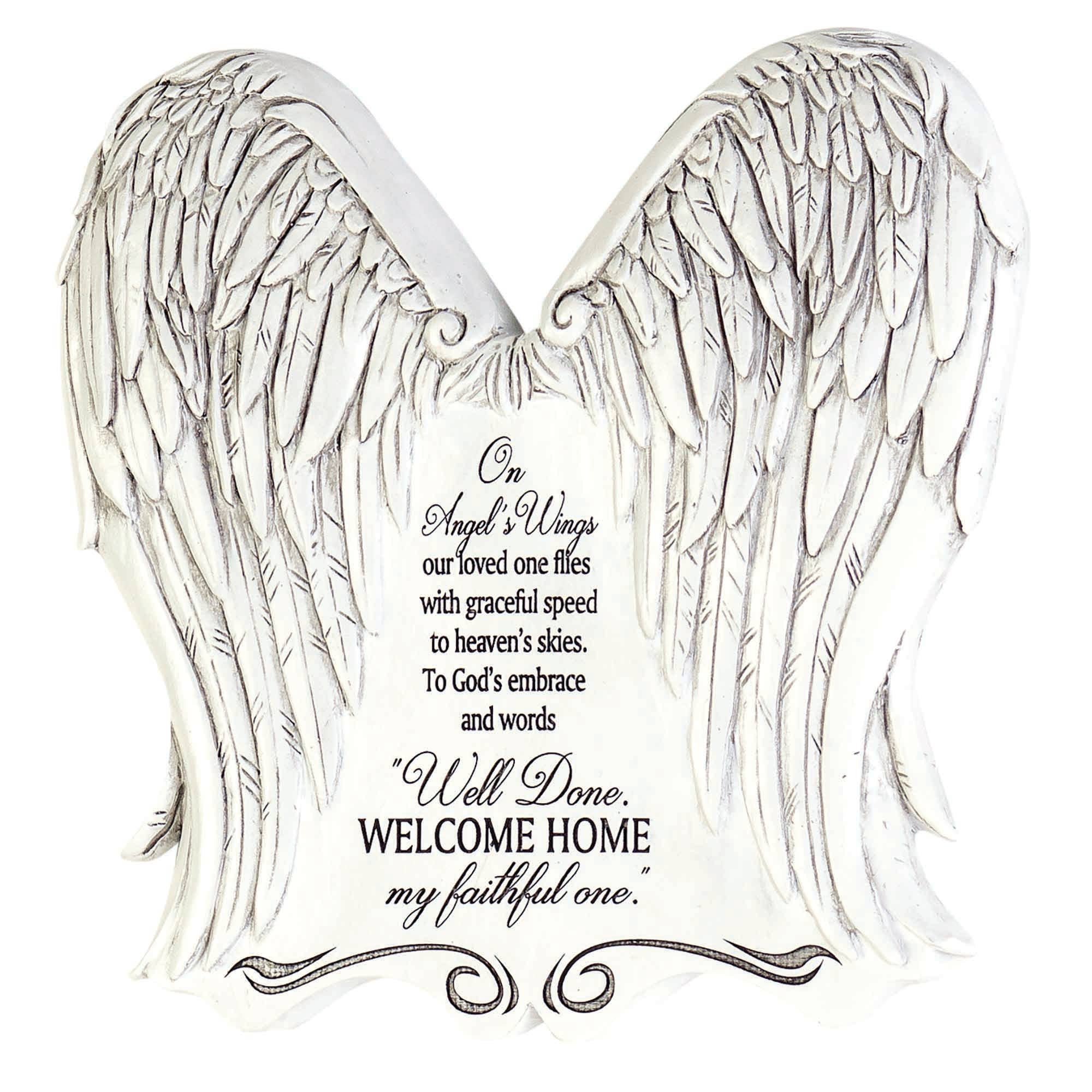 Dicksons - Venta al por mayor Adornos/decoración de exteriores - PIEDRA DE JARDÍN ALAS DE ÁNGEL1