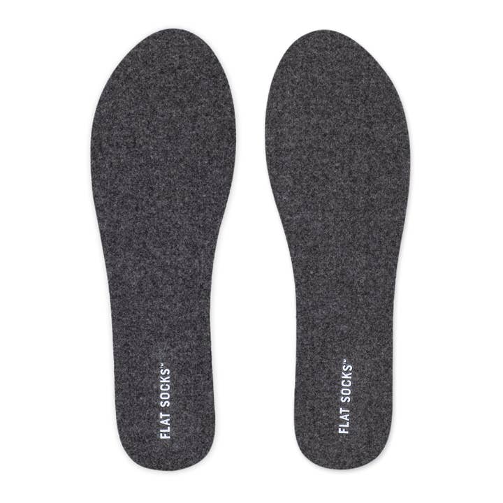 FLAT SOCKS - Wholesale Socks - Unisex - Dark Heather Grey FLAT SOCKS3
