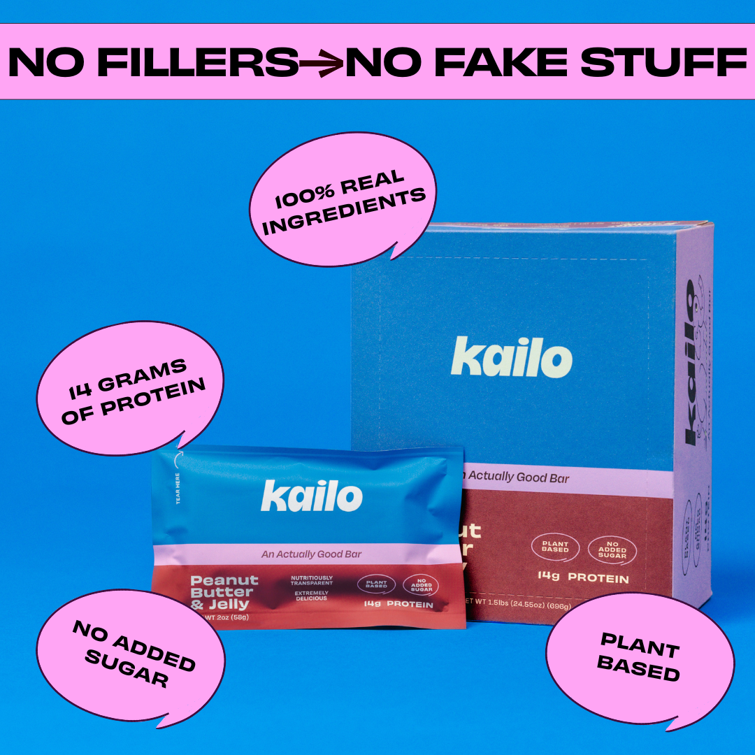 Kailo - Wholesale Snack Bar - Peanut Butter Jelly Natural High Protein Bars - Plant Based4