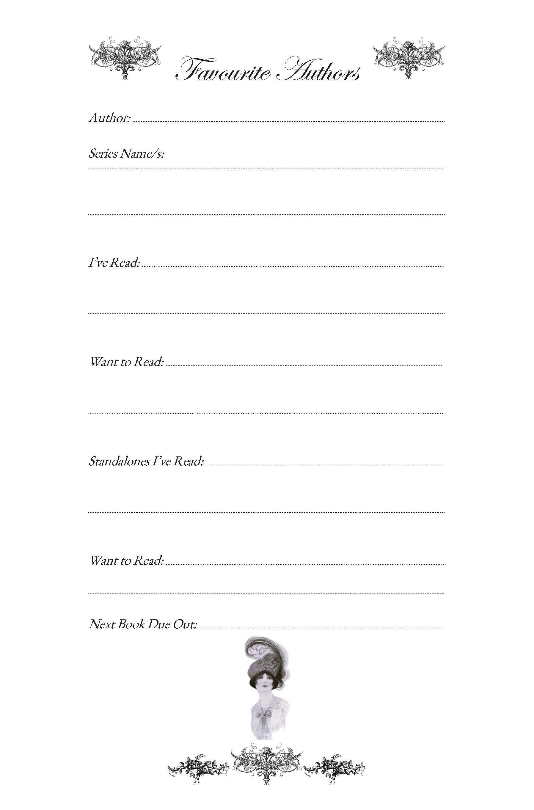 VINTAGE LADIES COLLECTION – Engroshandel Notesbog – Vintage Ladies Collection: Book Lovers log, softcover15