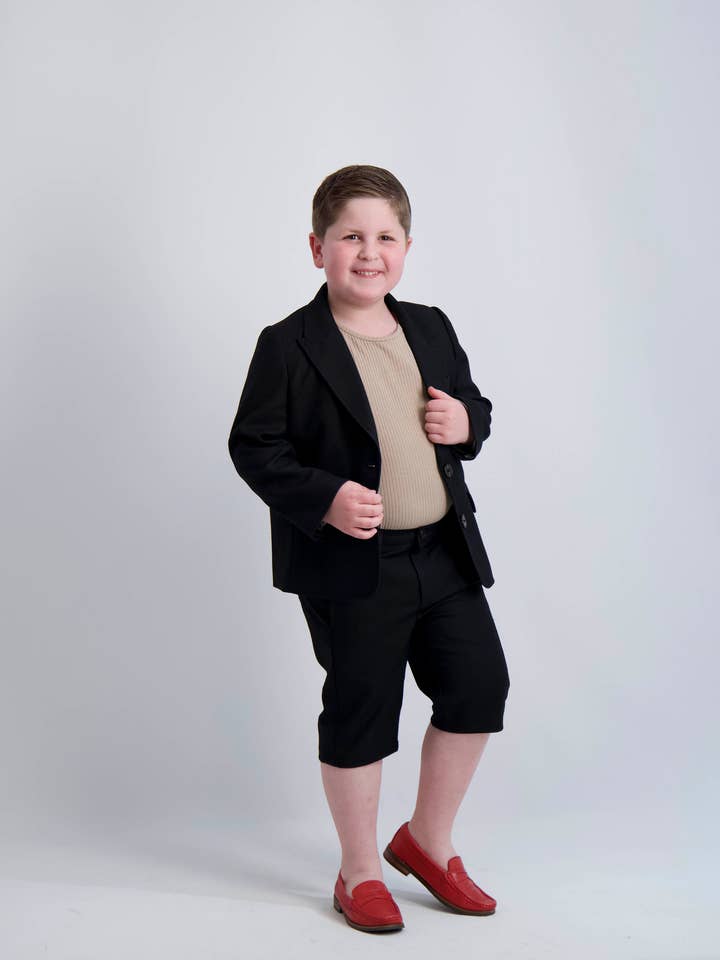 Blazer de vestir negro para venta al por mayor de Mofi Boys Clothing