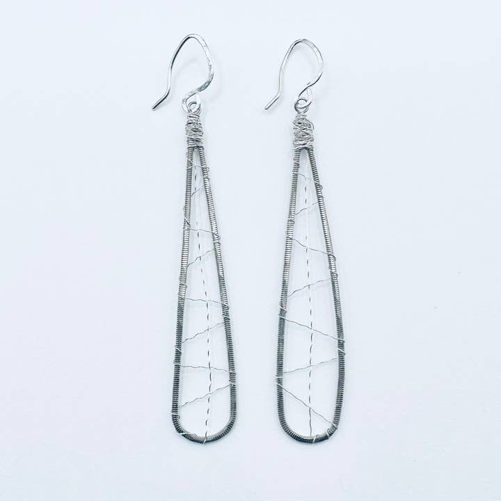 Middle Sister Designs - Wholesale Dangle Earrings - Long Drop Web Earrings2