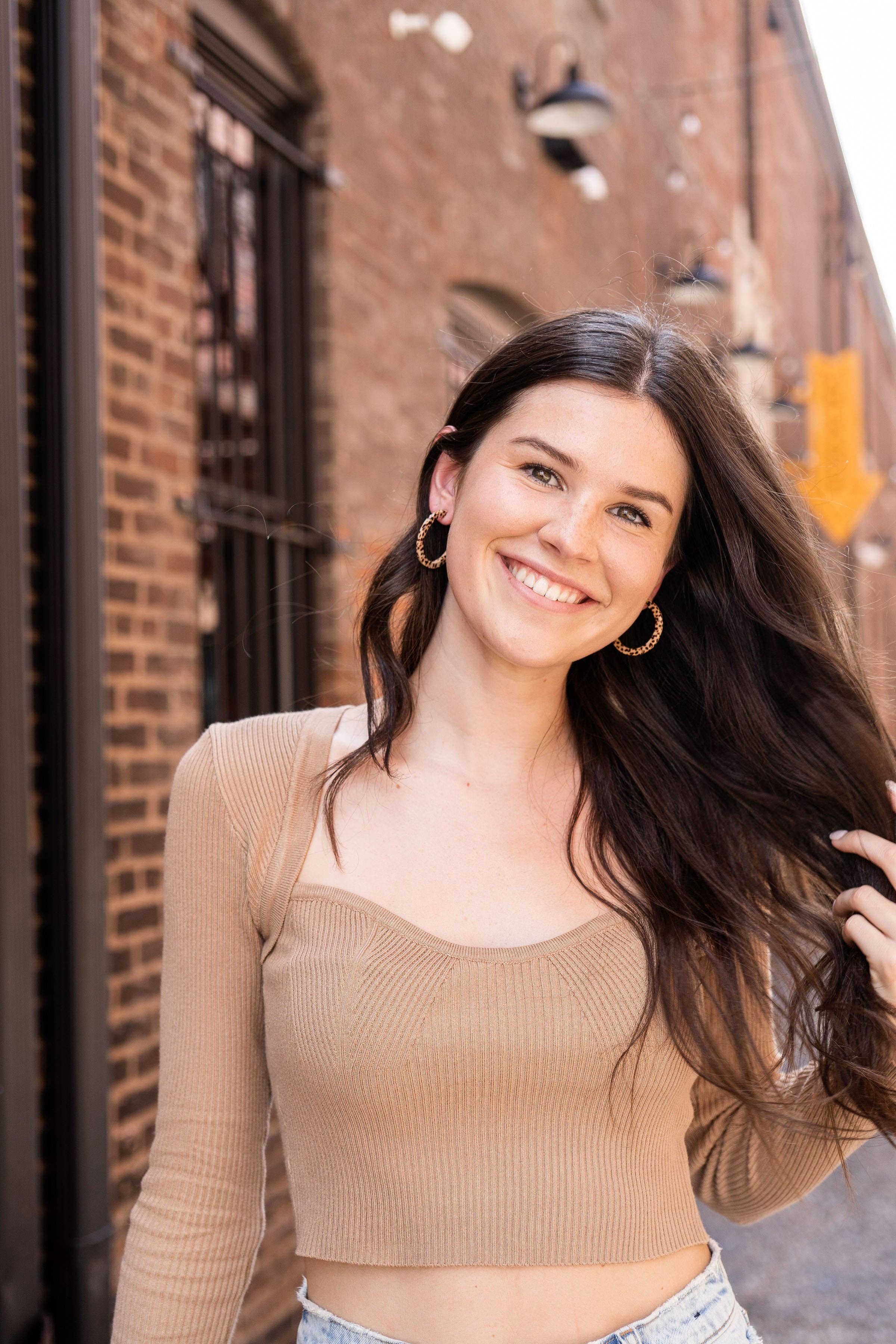 Spiffy & Splendid - Wholesale Oorringen - Camy Hoops - Bruine Stip // Sieraden, Oorbellen, Herfst4