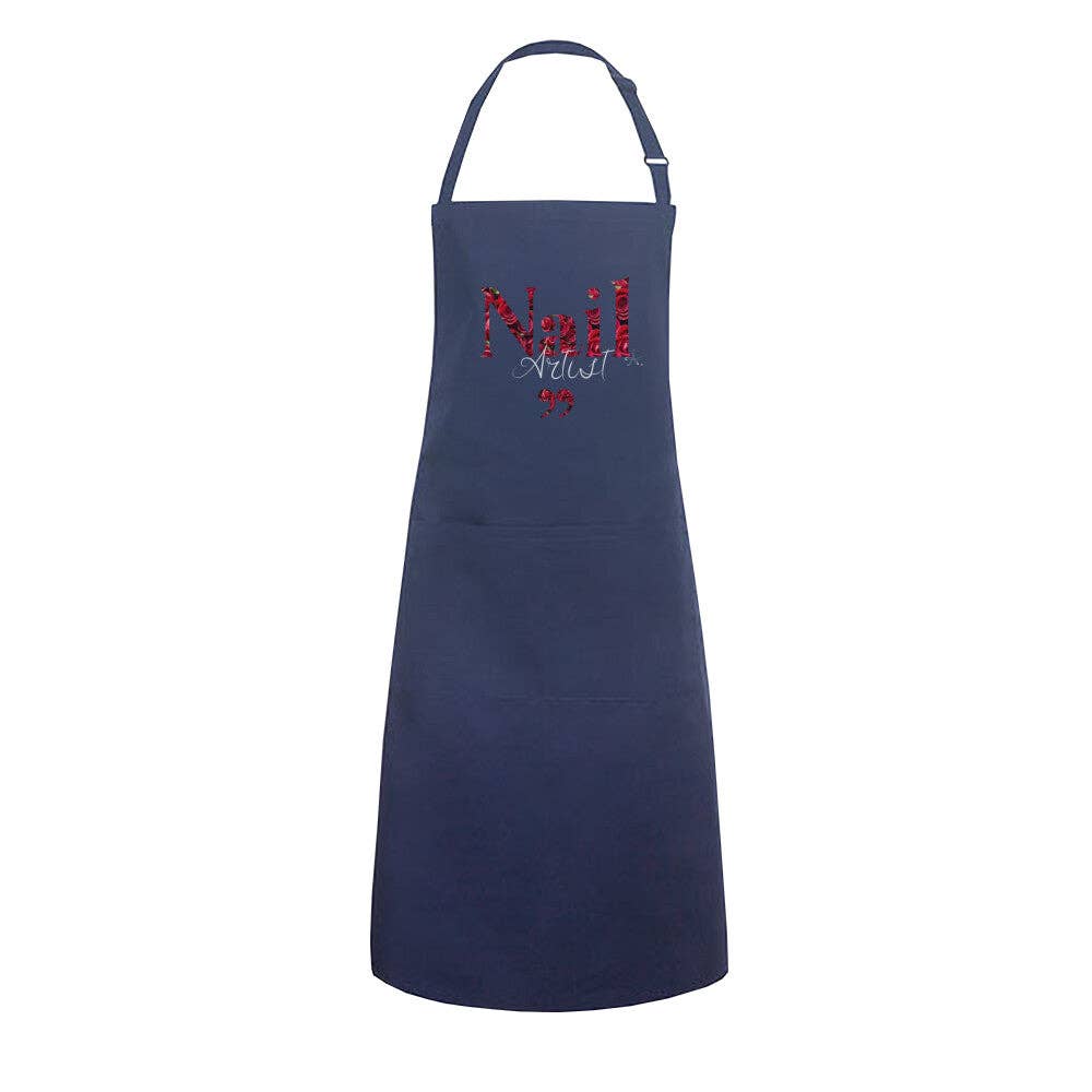 Doriana Cosmetics GmbH - Wholesale Apron - Apron with pocket - Nail Artist Red Roses4