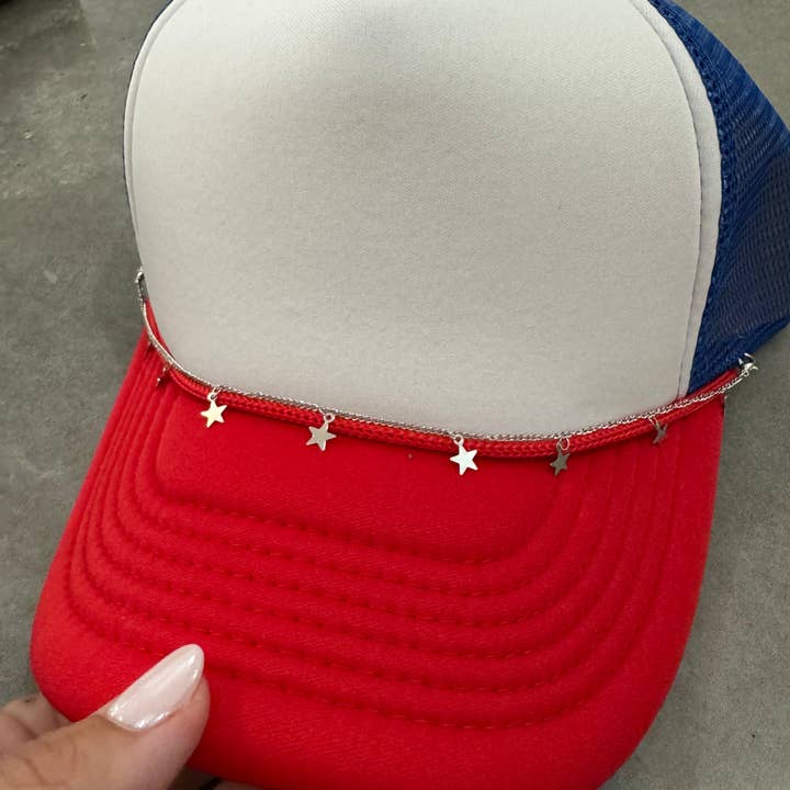 Star Trucker Hat Chain for wholesale by Coco & Common