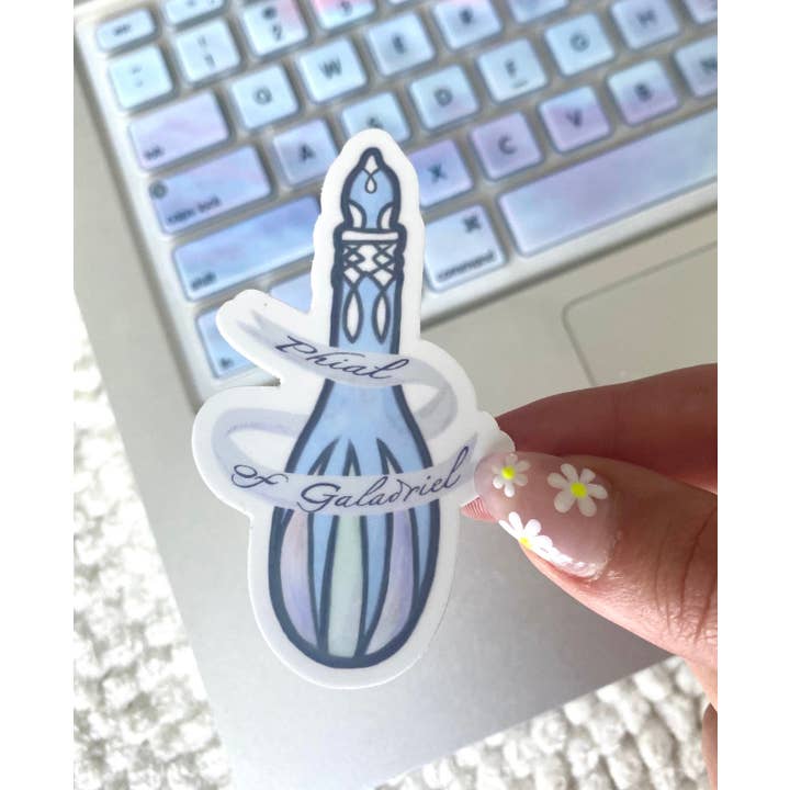 Papi Hour - Wholesale Sticker - Lotr Phial Of Galadriel Laptop Sticker | Lord Of The Rings Sticker | Elf Queen | Light Of Eärendil | Jrr Tolkien Fan Gift |Frodo Baggins1