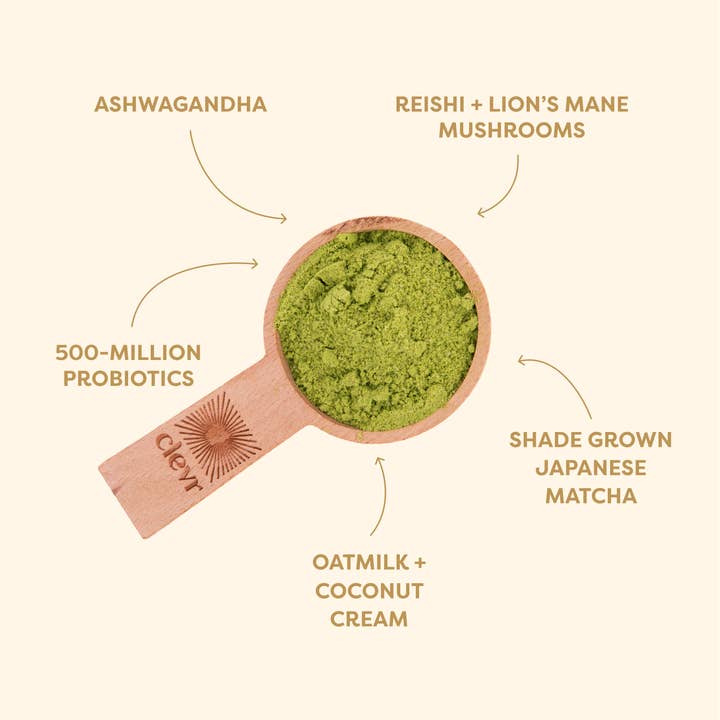 Clevr Blends - Wholesale Powdered Health Drink - Matcha SuperLatte