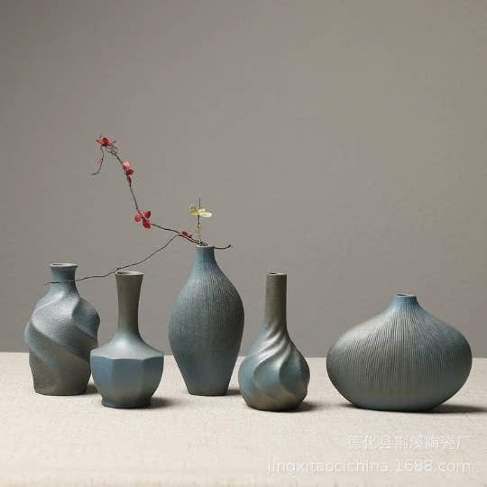 Gohobi (We cover U.S. import duties) – Großhandel Vasen – Gohobi japanische Kebana-Vase Bunte Zen kleine Tischvase2