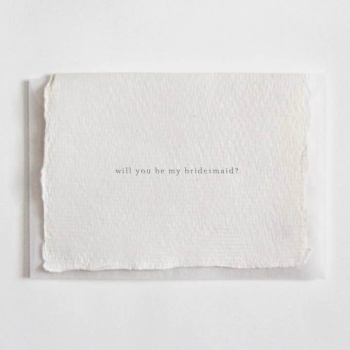 Tu seras ma demoiselle d'honneur ? Mini carte pour la vente par Belinda Love Lee Paperie