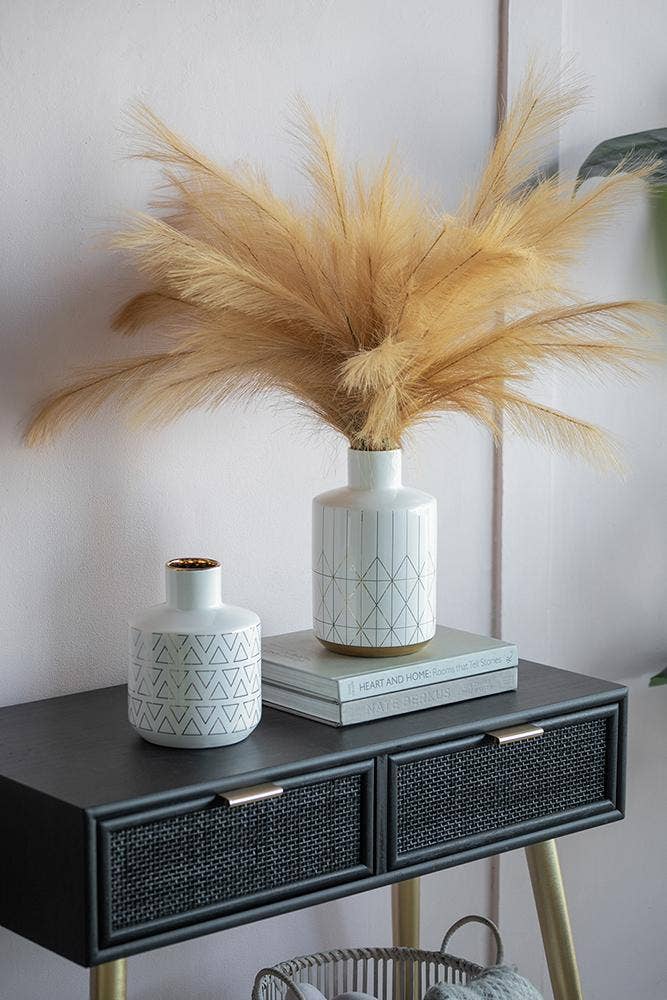 A&B Home Group Inc. - Wholesale Artificial Plant - 8x1x31.5"H 3pc/Bag Taupe Pampas Grass Bouquet2