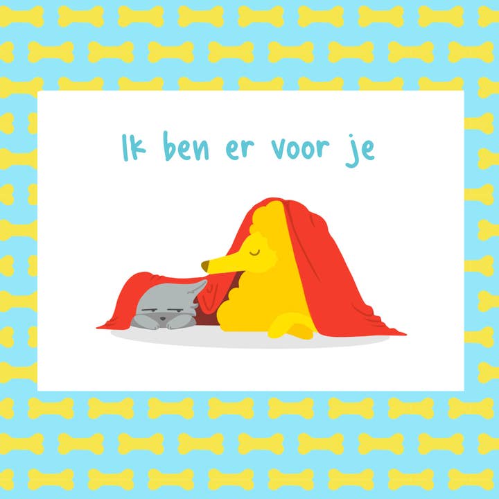 Ik ben er voor je för wholesale av pup store "no giftshop for pussies"