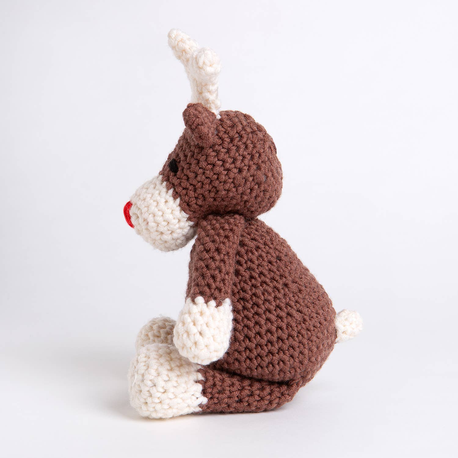 Wool Couture Company - Venta al por mayor Kit de manualidades - Kit de ganchillo fácil de Belle the Reindeer3