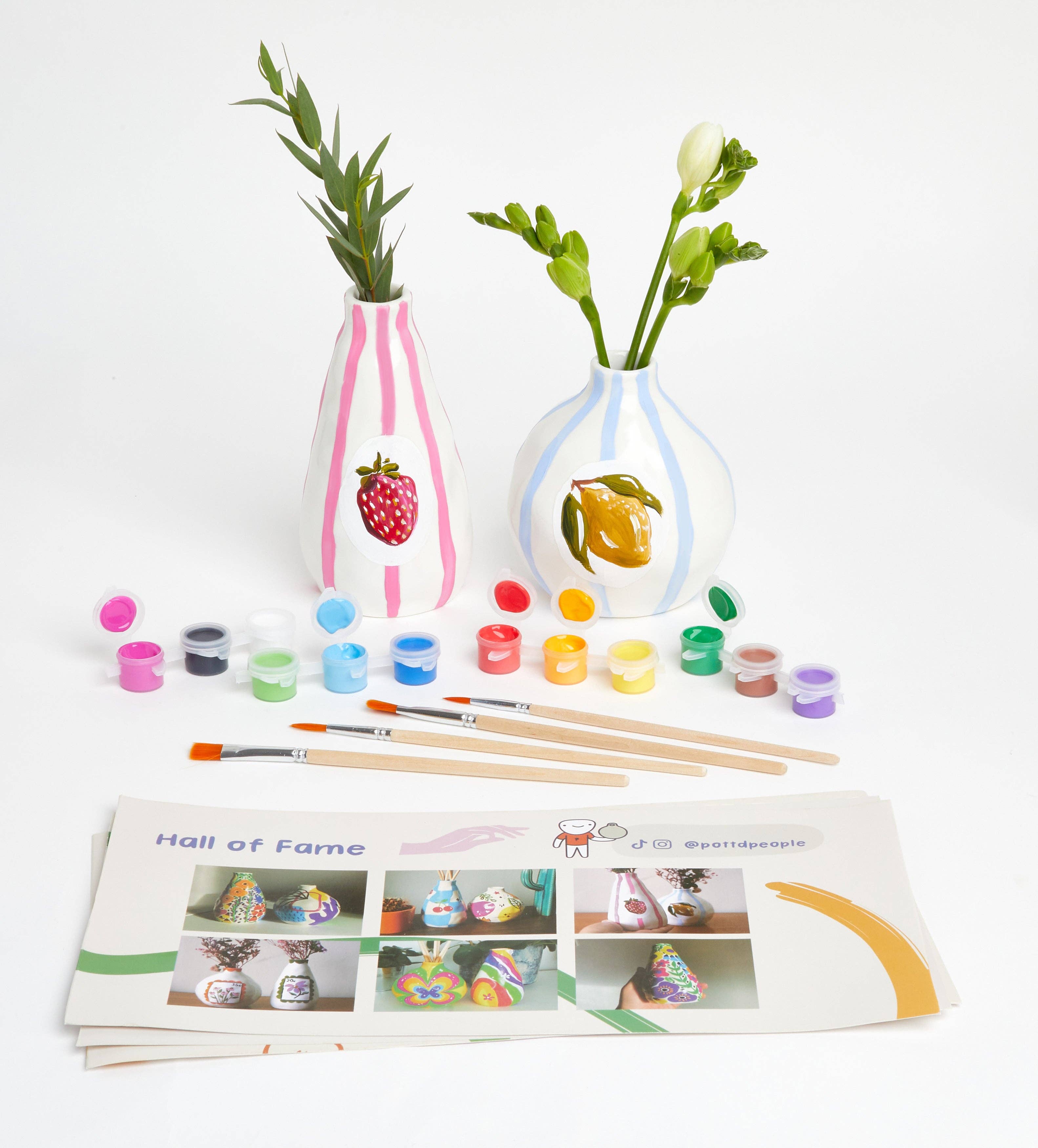 Pott'd – wholesale DIY-pysselkit – Pott’d Paint-a-Vase kit för egenmålade minimalistiska vaser10
