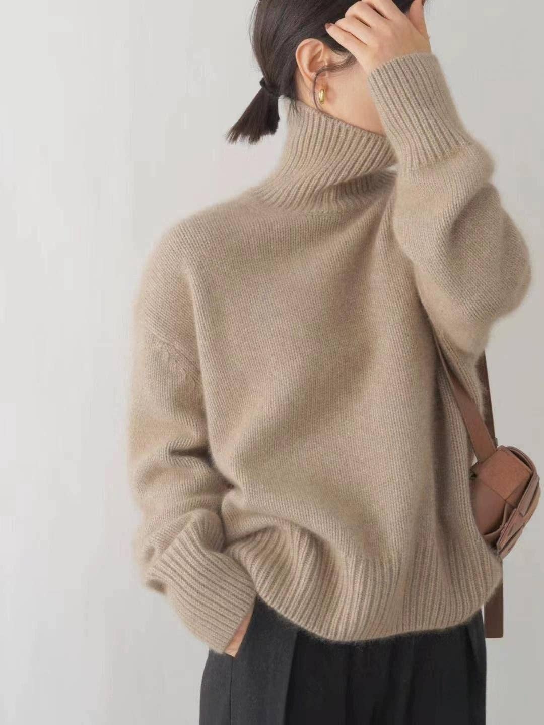 Marayn - Wholesale Knitted jumper – Women′s - Soft Knit Turtleneck Cozy Chic Korean Style (Copy)14