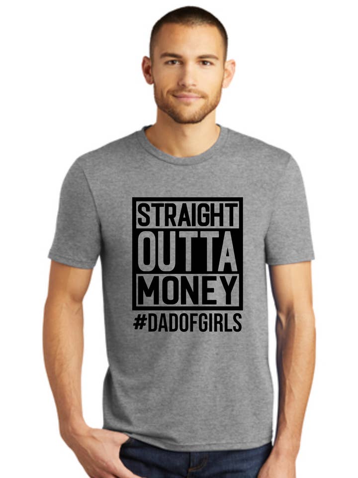 Tee-shirt Papa of Girls pour la vente par True North Wholesale, LLC