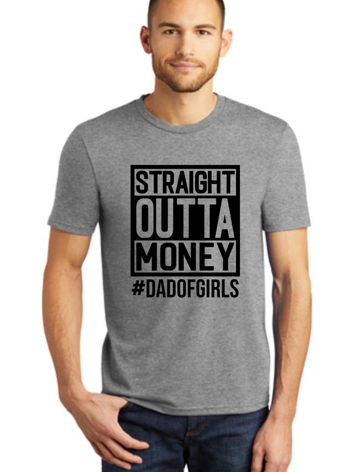 Pappa av flickor Tee för wholesale av True North Wholesale, LLC