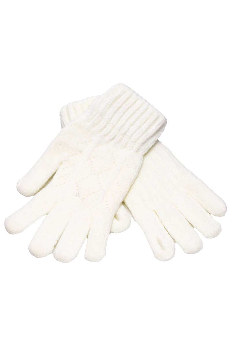 Cap Zone - Wholesale Gloves - Women's - Diamond Vent Slit Fingertip Touchscreen Gloves3