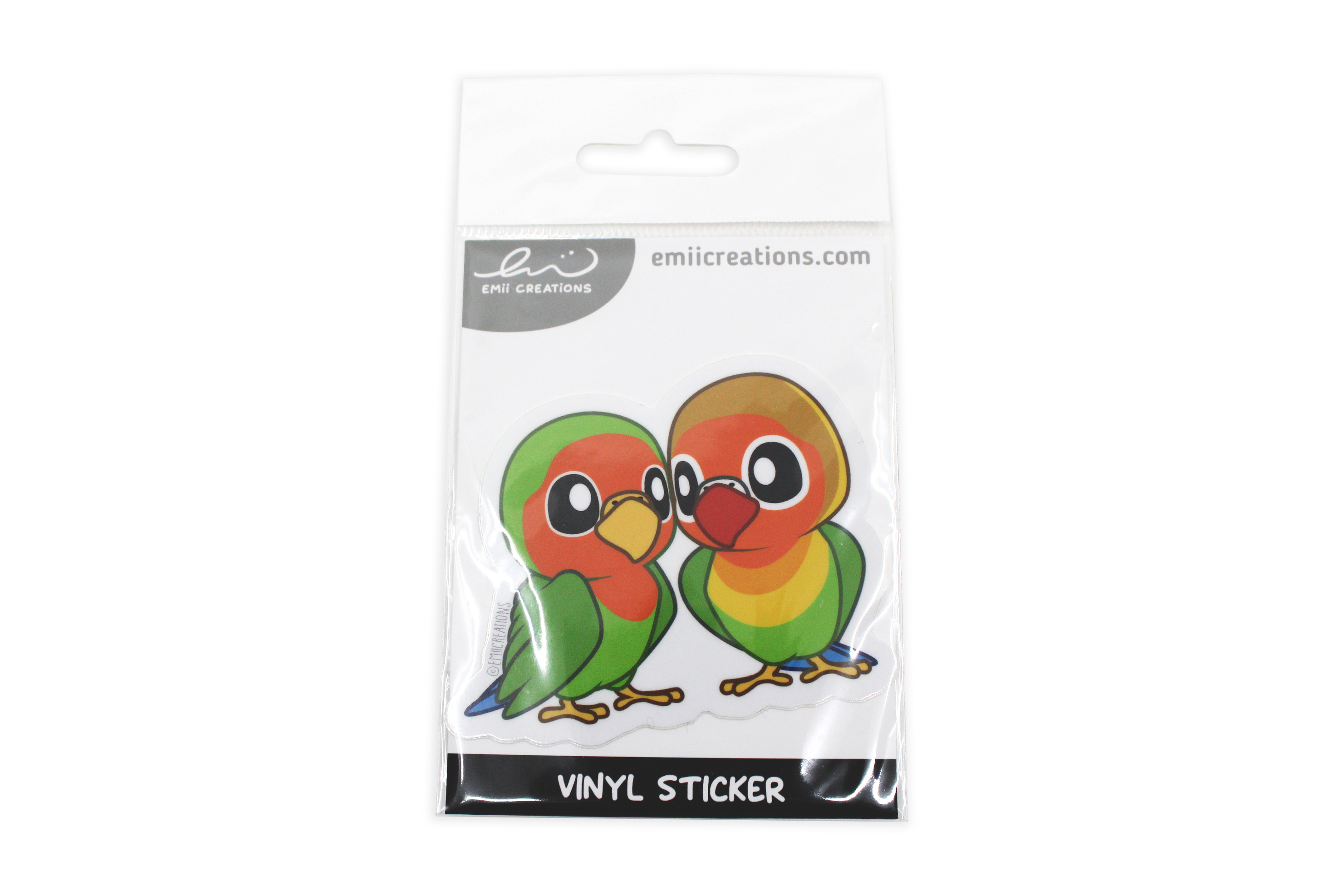 Emii Creations - Wholesale Sticker - Love Bird Vinyl Sticker1